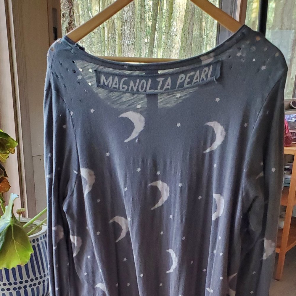 Magnolia Pearl Moon and stars midi dress